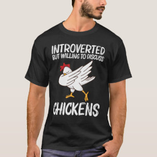 Camiseta Frango Para Homens Mulheres Aves Galo Ovo