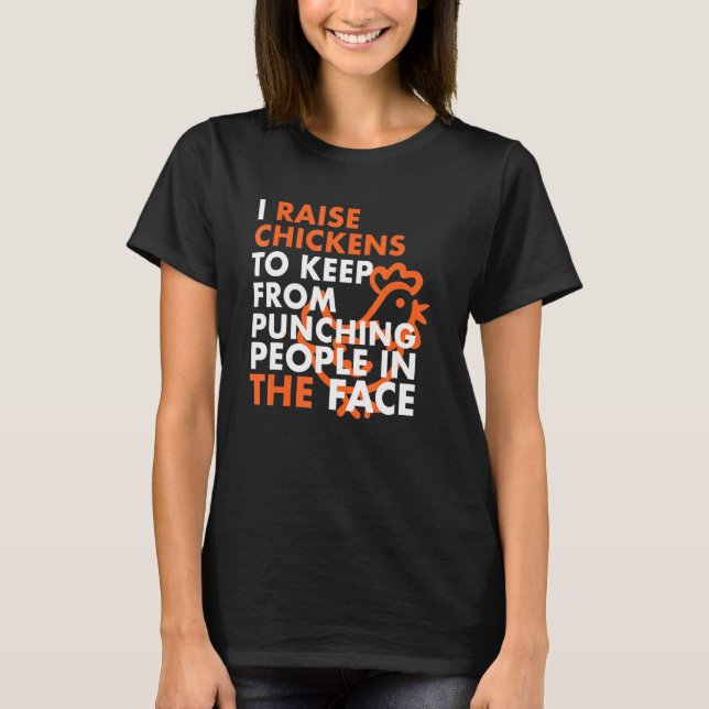 Camiseta Frango Para Pessoas Que Criam Frangos (Frente)
