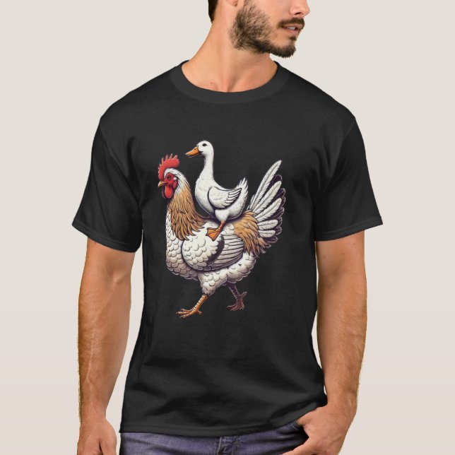 Camiseta Frango Pato Fofo (Frente)