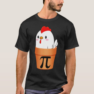 Camiseta Frango Pot Pi, Professor de Matemática Engraçado H