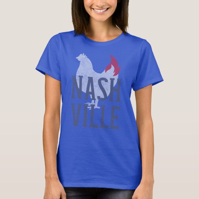 Camiseta Frango quente Nashville (Frente)