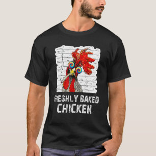 Camiseta Frango Recém-Assado Preto E Branco 1