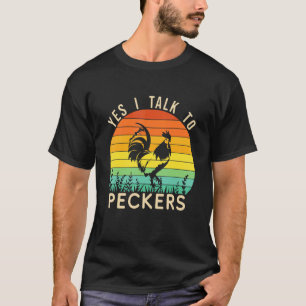 Camiseta Frango Sim, Eu Falo Com Bicos