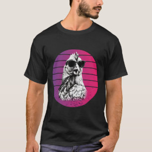Camiseta Frango Sungles Desenho Legal Penas Humor Animal