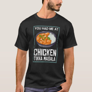 Camiseta Frango Tikka Masala Comida Indiana