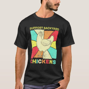 Camiseta Frango Vintage Retro - Frango de Aviário Quintal F