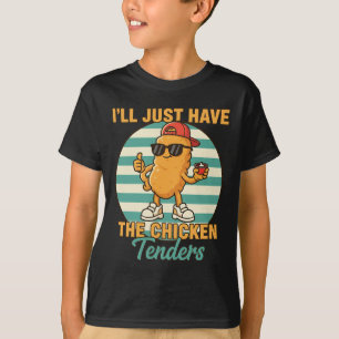 Camiseta Frango, Vou Só O Lanche De Tiras De Frango-