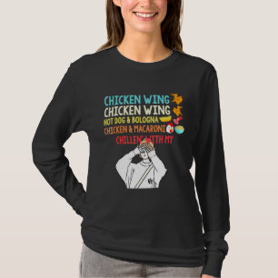 Camiseta Frango Wing Galinha Wing Hotdog Bologna Chicken M