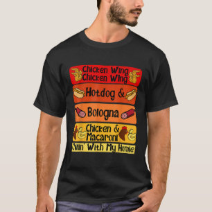 Camiseta Frango Wing Galinha Wing Hotdog Bologna Song T Sh