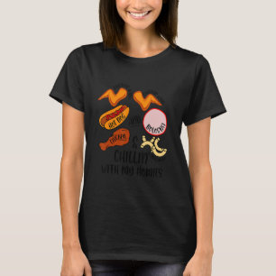 Camiseta Frango Wing Song Lyric Hot Dog Bologna Macaroni K