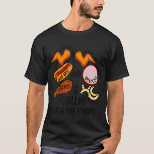 Camiseta Frango Wing Song Lyric Hot Dog Bologna Macaroni K