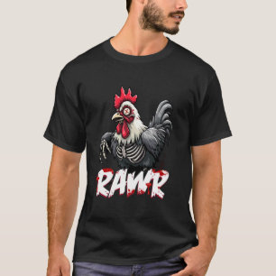 Camiseta Frango Zumbi, Galo Sinistro Distópico e Morto-Vivo