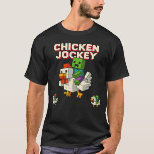 Camiseta Frango Zumbi Jockey Zumbi Pixel Funge Gamer