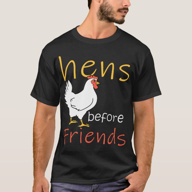 Camiseta Frangos Antes dos Amigos Frango (Frente)