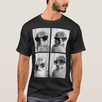 Camiseta Frangos Bebês Com Óculos de Sol Fazenda Animal Fra