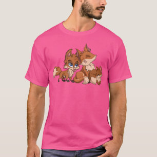 Camiseta Frangos de Amante de os animais florestal Raposa d