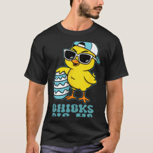 Camiseta Frangos de Domingo de Páscoa Acham Me Engraçado Am