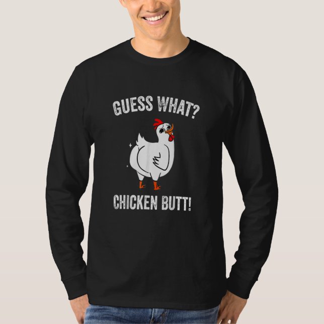 Camiseta Frangos de frango com Bumbum de galinha (Frente)