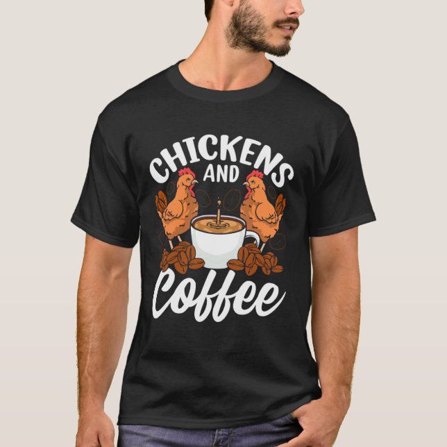 Camiseta Frangos E Café  Café  Frango (Frente)