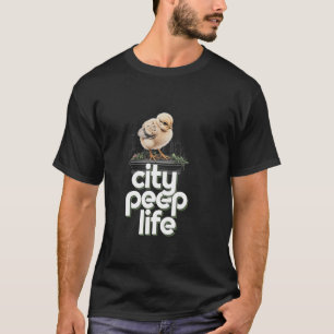 Camiseta Frangos em Jardins Urbanos, Telhados e Eco Vida