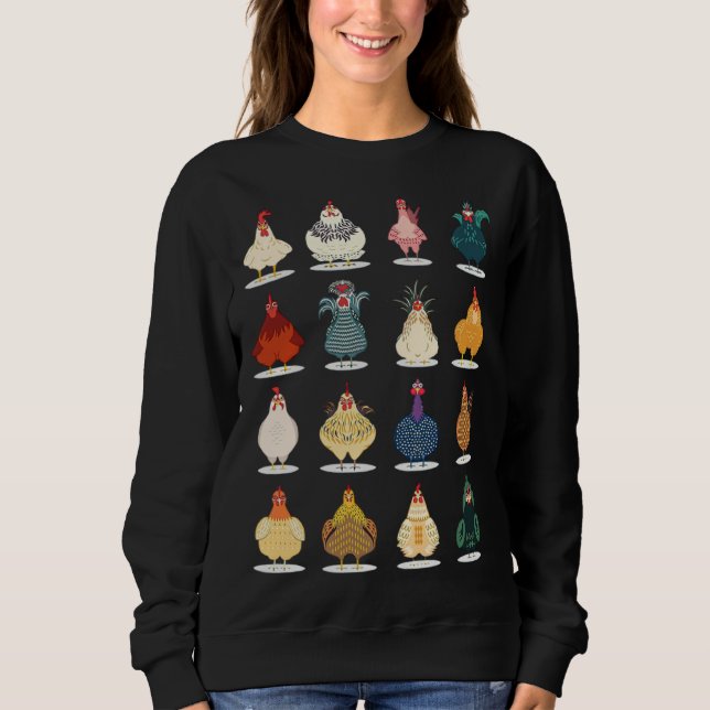 Camiseta Frangos Frango Fofo Meme De Animal Fazendeiro Fran (Frente)