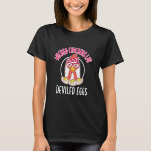 Camiseta Frangos Galinhas Más Botam Ovos Diabólicos