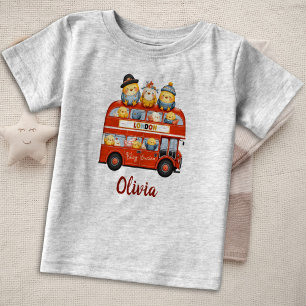 Camiseta Frangos Lindos no Ônibus de Dois Andares de Londre