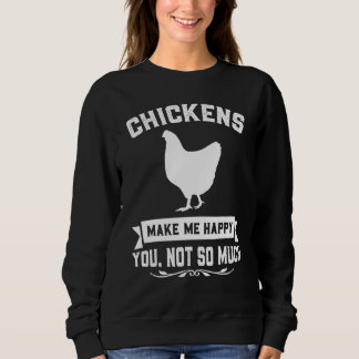 Camiseta Frangos Me Fazem Feliz Você Não Tanto Fazenda de F