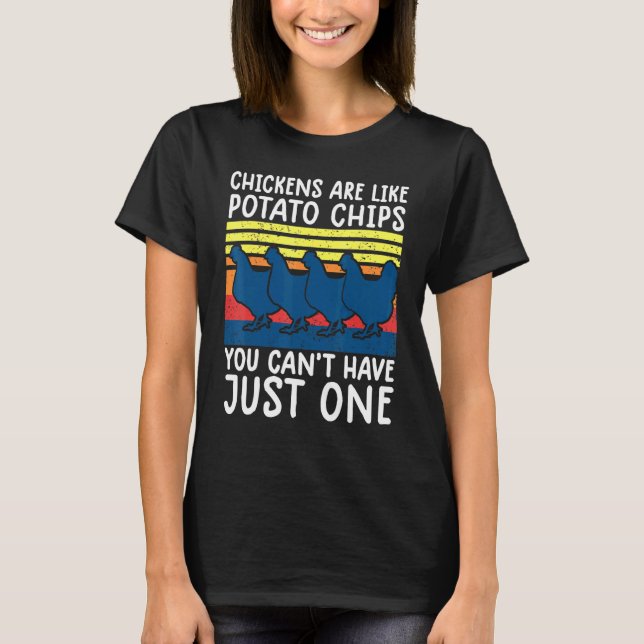 Camiseta Frangos São Como Batatas Fritas (Frente)