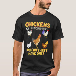 Camiseta Frangos São Como Batatas Fritas  Frango  Fazendeir
