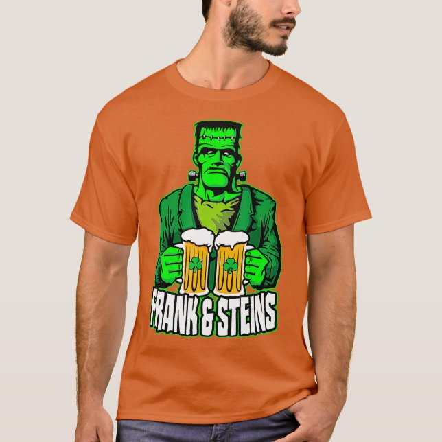 Camiseta Frank Caneca de cerveja Dia de São Patrício Franke (Frente)