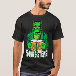 Camiseta Frank e Canecas de cerveja Ruas. Dia de Patrick Fr