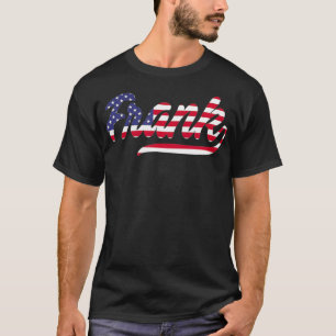 Camiseta Frank Name American Flag