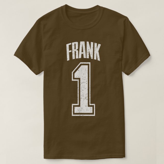 Camiseta Frank Supporter Número 1 Maior Ventilador (Frente do Design)