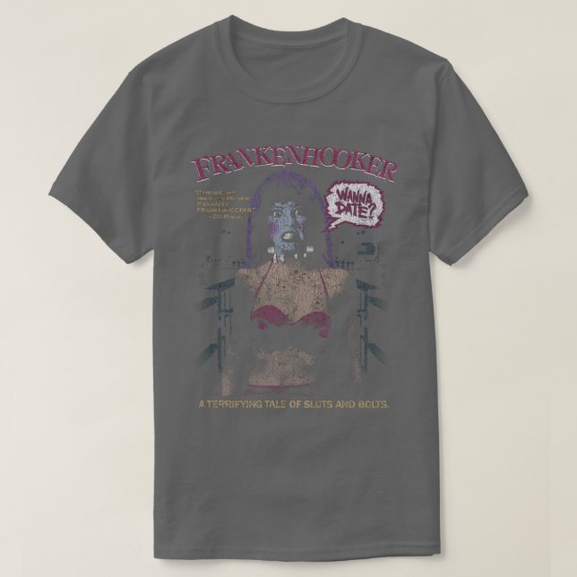 Camiseta Frankenhoker desapontou o horror (Frente do Design)