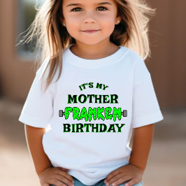 Camiseta Frankenstein Engraçado É o meu aniversário