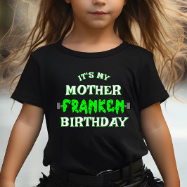 Camiseta Frankenstein Engraçado É o meu aniversário