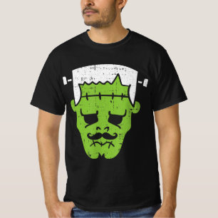 Camiseta Frankenstein Lazy Halloween Figurume Horror Filme