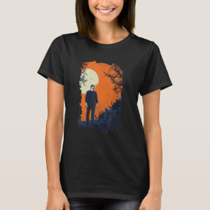 Camiseta Frankenstein Monster está caminhando no Sunset Hal