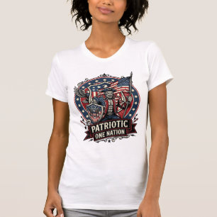 Camiseta Frankenstein Patriótico Brutal Horror Monstro Libe