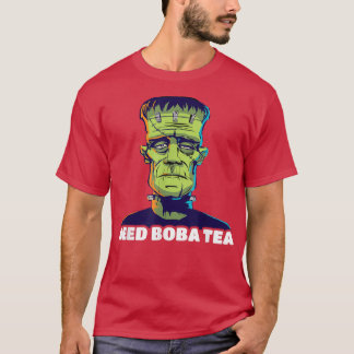 Camiseta Frankenstein Precisa de Boba Tea