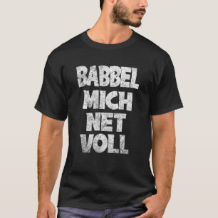 Camiseta Frankfurt Hessen Babbel Mich Dialeto de Cheio Líqu