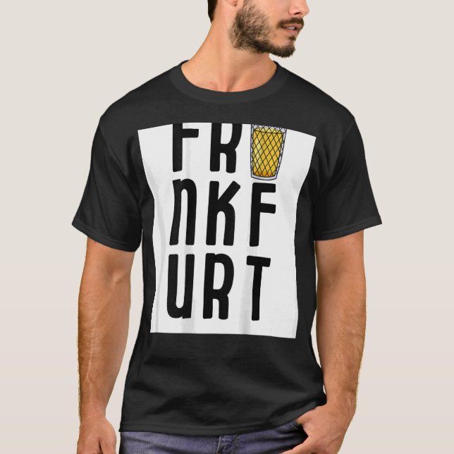 Camiseta Frankfurt Sem Um Vidro De Maçã (Frente)