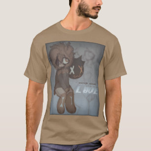 Camiseta Frankie Furry Red Panda Fairy Grunge Aestético Gra