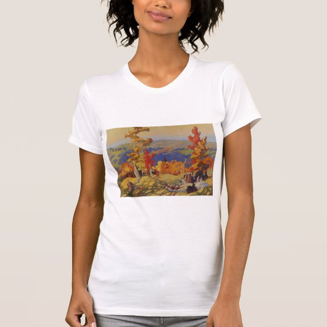 Camiseta Franklin Carmichael, outono nas Northlands Acti (Frente)