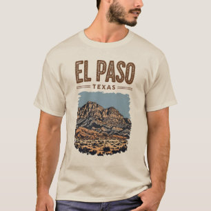 Camiseta Franklin Mounains Graphic El Paso Texas