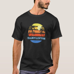 Camiseta Franklinton Louisiana La Beach Us Cities Beach Bum
