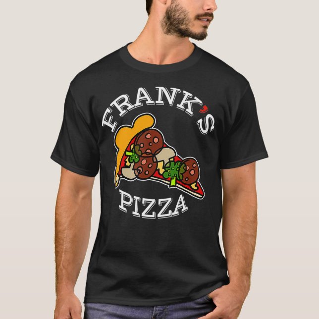Camiseta Franks Pizza - Presente para Promocional de Pizzar (Frente)