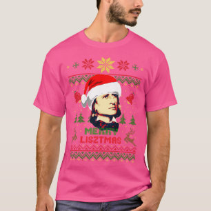 Camiseta Franz Liszt Feliz Lisztmas