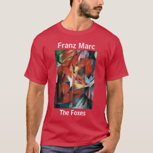 Camiseta Franz Marc The Foxes Red